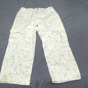 Floral Cargo Pants
